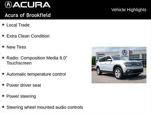 2019 Volkswagen Atlas 3.6L SE w/Technology