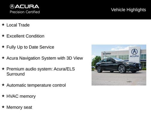 Black 2023 Acura TLX A-Spec