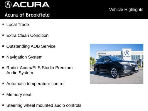 2014 Acura MDX 3.5L Technology Package