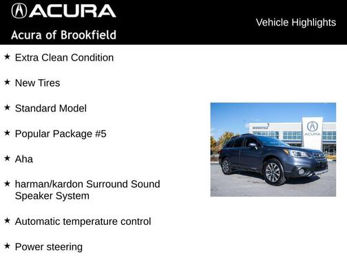 2017 Subaru Outback 2.5i Limited