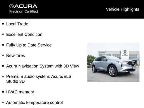 2023 Acura MDX Advance Package
