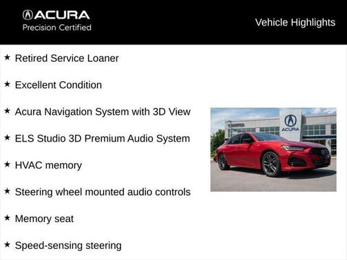 2025 Acura TLX A-Spec