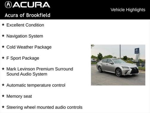 2018 Lexus GS 350 F Sport