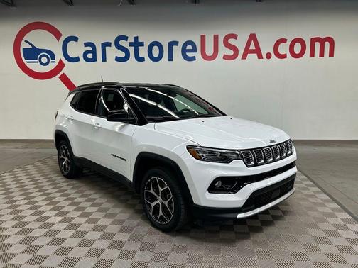 Bright White Clearcoat 2024 Jeep Compass Limited