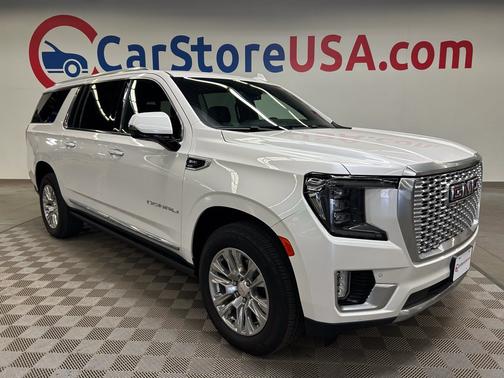 White Frost Tricoat 2022 GMC Yukon XL Denali