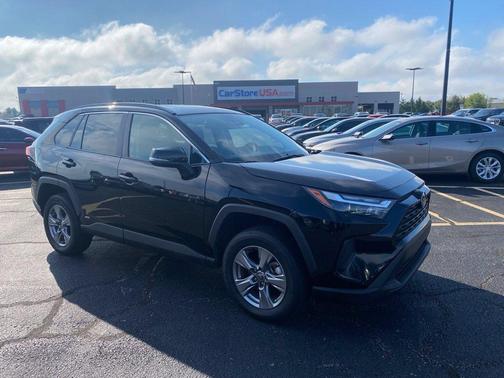 Midnight Black Metallic 2025 Toyota RAV4 Hybrid XLE