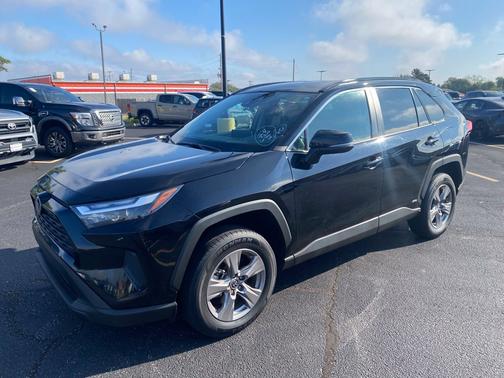 Midnight Black Metallic 2025 Toyota RAV4 Hybrid XLE