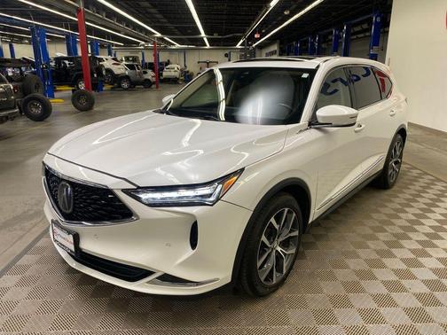 White 2022 Acura MDX Technology