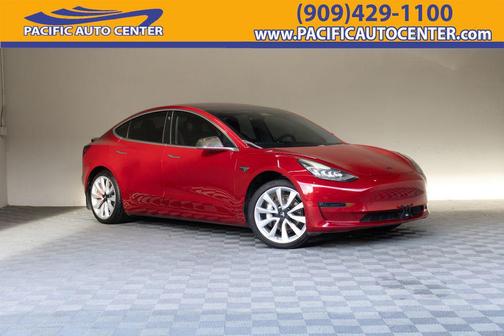 Red Multi-Coat 2018 Tesla Model 3 Long Range