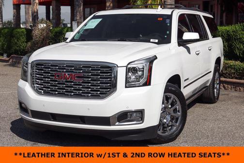 White Frost Tricoat 2019 GMC Yukon XL Denali