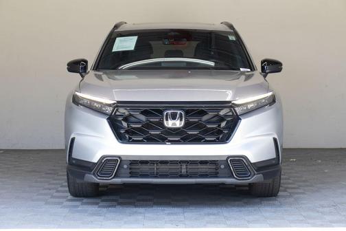 Solar Silver Metallic 2025 Honda CR-V Hybrid Sport FWD