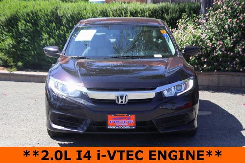 Crystal Black Pearl 2016 Honda Civic LX
