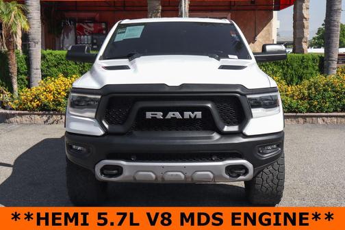 Bright White Clearcoat 2019 RAM 1500 Rebel