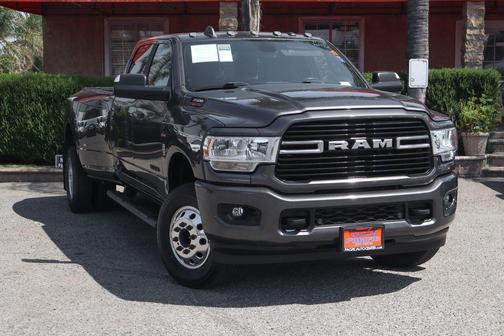 Granite Crystal Metallic Clearcoat 2021 RAM 3500 Lone Star Crew Cab 4x4 8' Box