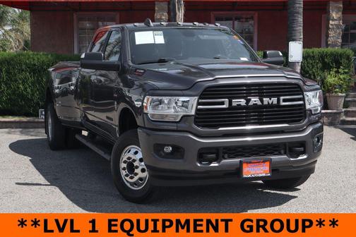 Granite Crystal Metallic Clearcoat 2021 RAM 3500 Lone Star Crew Cab 4x4 8' Box