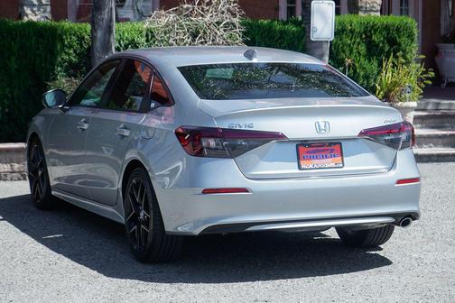 Solar Silver Metallic 2025 Honda Civic Sport