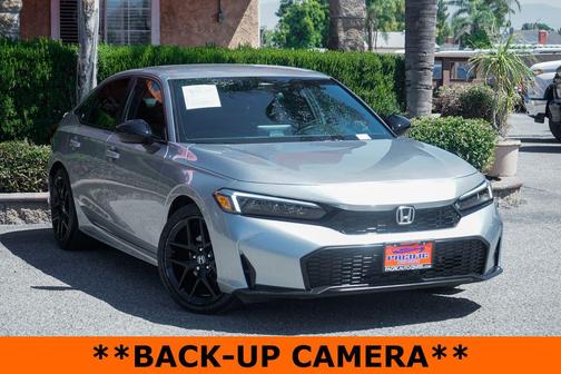 Solar Silver Metallic 2025 Honda Civic Sport
