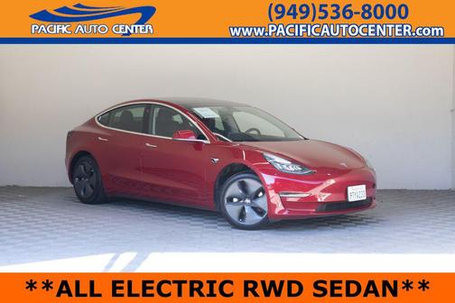 Red Multi-Coat 2019 Tesla Model 3 Mid Range