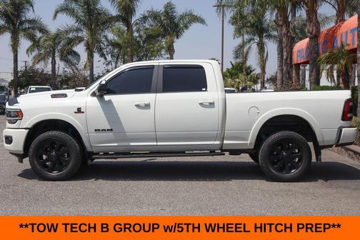Pearl White 2022 RAM 2500 Laramie Crew Cab 4x4 6'4' Box