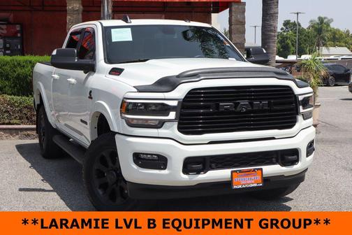 Pearl White 2022 RAM 2500 Laramie Crew Cab 4x4 6'4' Box