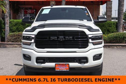 Pearl White 2022 RAM 2500 Laramie Crew Cab 4x4 6'4' Box