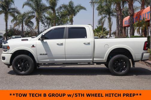 Pearl White 2022 RAM 2500 Laramie Crew Cab 4x4 6'4' Box