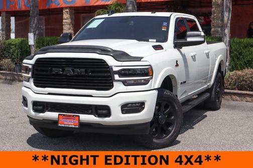 Pearl White 2022 RAM 2500 Laramie Crew Cab 4x4 6'4' Box