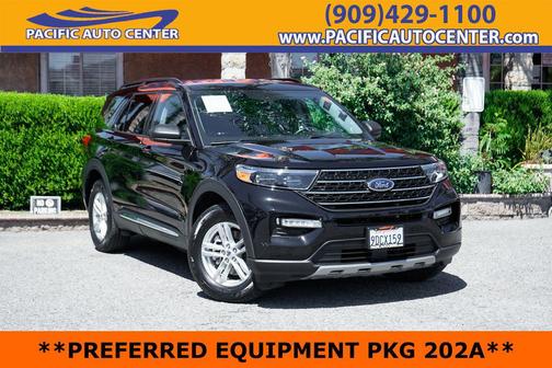 Agate Black Metallic 2022 Ford Explorer XLT