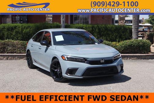 Gray 2022 Honda Civic Sport