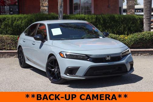 Gray 2022 Honda Civic Sport