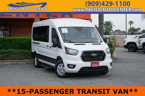 Oxford White 2023 Ford Transit-350 XLT