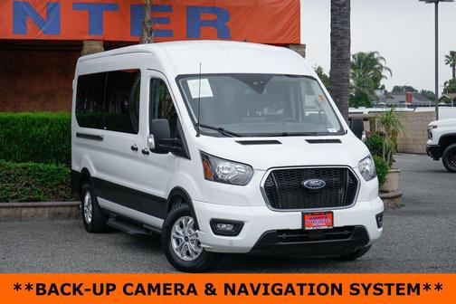 Oxford White 2023 Ford Transit-350 XLT