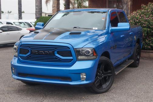 Hydro Blue Pearlcoat 2018 RAM 1500 Sport