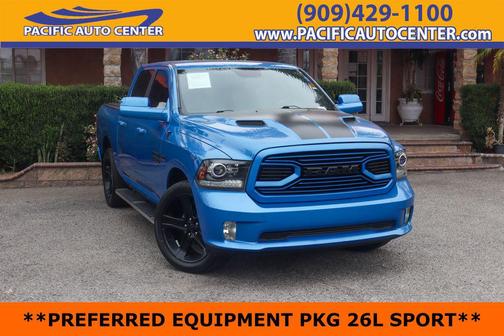 Hydro Blue Pearlcoat 2018 RAM 1500 Sport