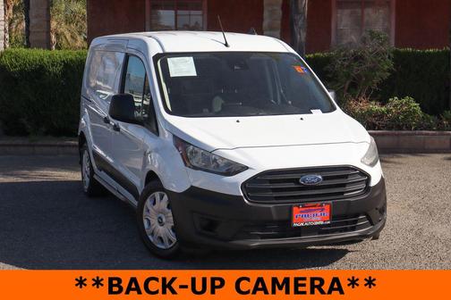 Frozen White 2020 Ford Transit Connect XL Cargo Van