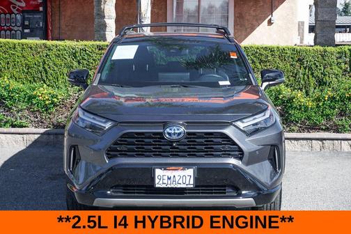 Magnetic Gray Metallic/Midnight Black Metallic 2023 Toyota RAV4 Hybrid SE