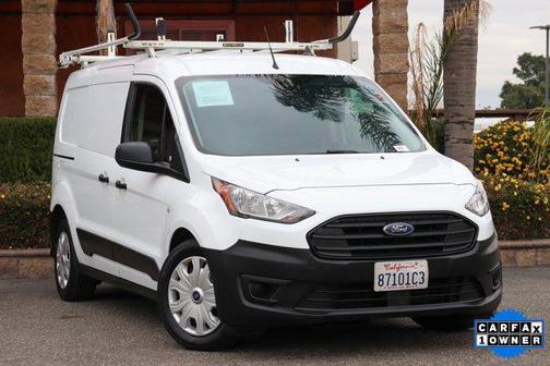 Frozen White 2020 Ford Transit Connect XL Cargo Van