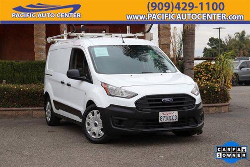 Frozen White 2020 Ford Transit Connect XL Cargo Van