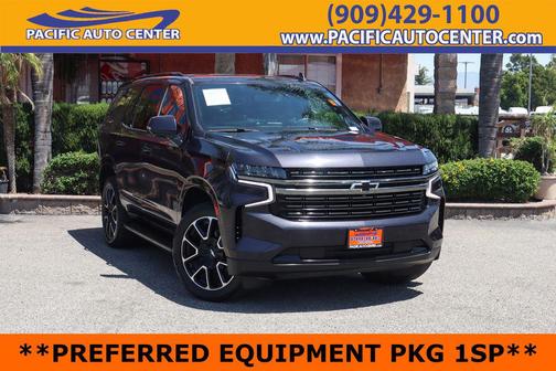 Dark Ash Metallic 2022 Chevrolet Tahoe 4WD RST
