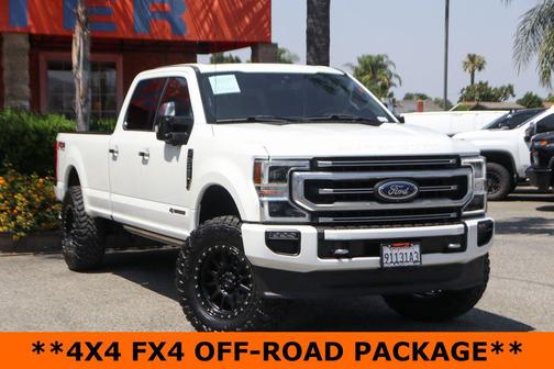 White Metallic 2020 Ford F-350 Platinum