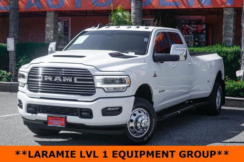 Bright White Clearcoat 2024 RAM 3500 Laramie Crew Cab 4x4 8' Box