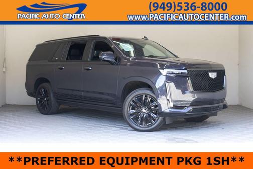 Galactic Gray Metallic 2022 Cadillac Escalade ESV Sport Platinum