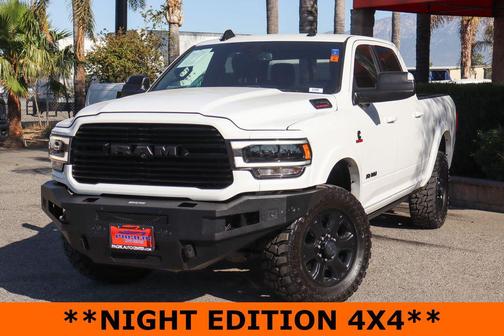 Bright White Clearcoat 2021 RAM 3500 Laramie Crew Cab 4x4 6'4' Box