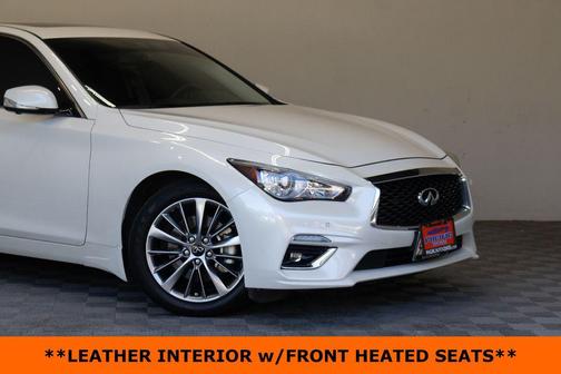 Majestic White 2023 INFINITI Q50 3.0t LUXE