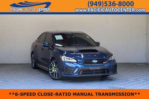 Lapis Blue Pearl 2021 Subaru WRX STI Limited w/Lip
