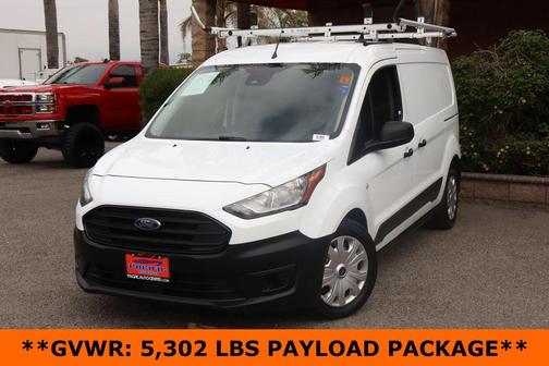 Frozen White 2022 Ford Transit Connect XL Cargo Van