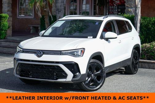 Pure White 2025 Volkswagen Taos 1.5T SEL
