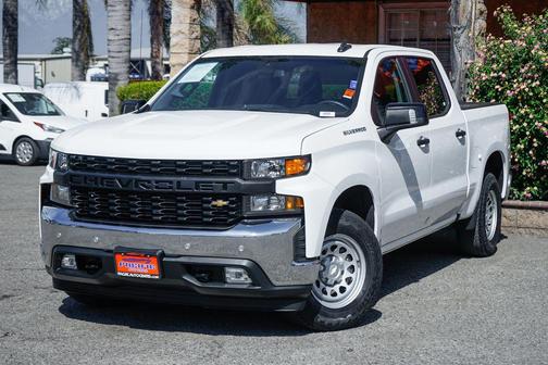 Summit White 2021 Chevrolet Silverado 1500 WT