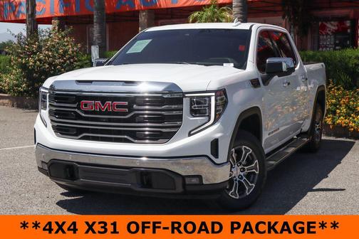 Summit White 2023 GMC Sierra 1500 SLT