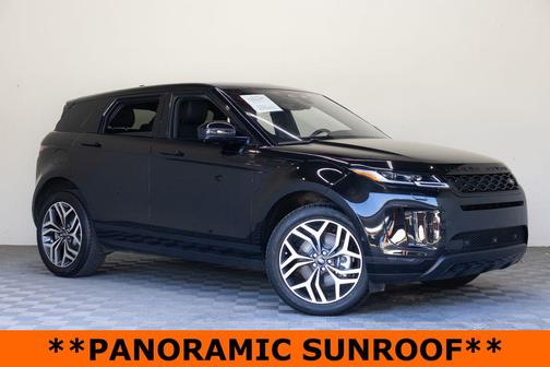 Santorini Black Metallic 2021 Land Rover Range Rover Evoque SE